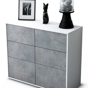 Sideboard Dalida, Beton (92x79x35cm)