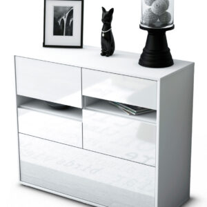 Sideboard Daria, Weiß (92x79x35cm)