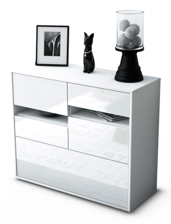 Sideboard Daria, Weiß (92x79x35cm)