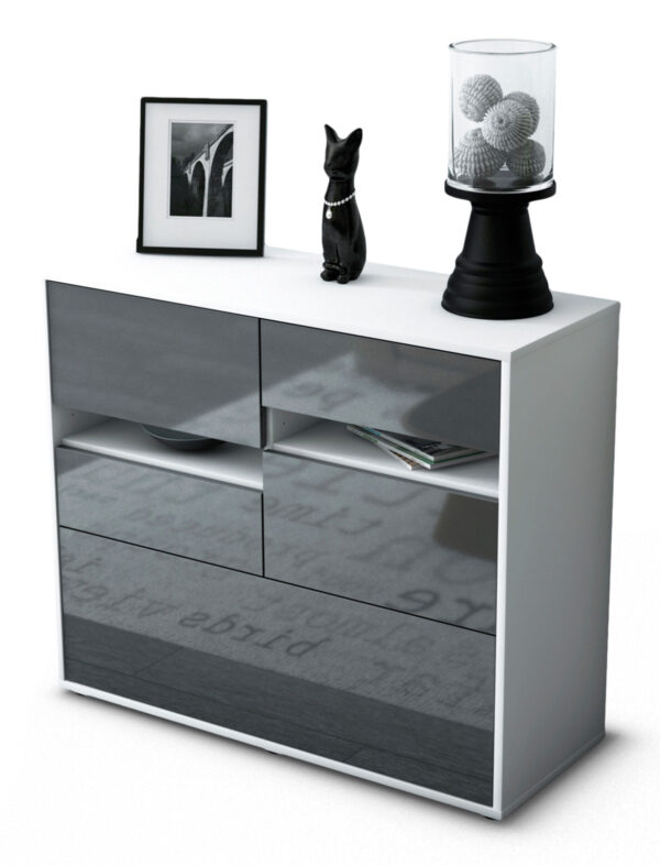 Sideboard Daria, Grau (92x79x35cm)