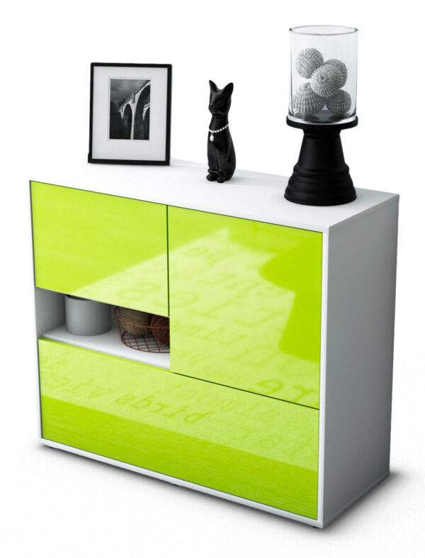 Sideboard Debora, Grün (92x79x35cm)