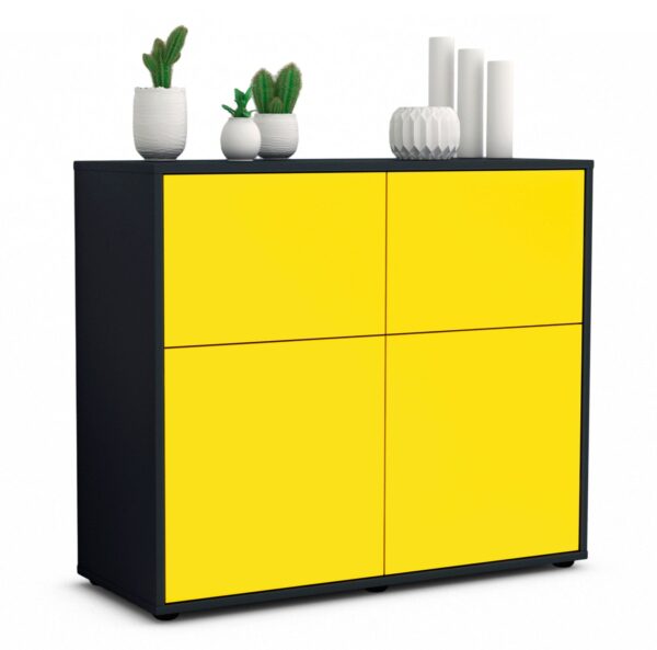 Sideboard Calliope | | Front in Gelb | 92x79x35cm (BxHxT)