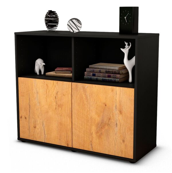 Sideboard Camilla | | Front in Eiche Holz Optik | 92x79x35cm (BxHxT)