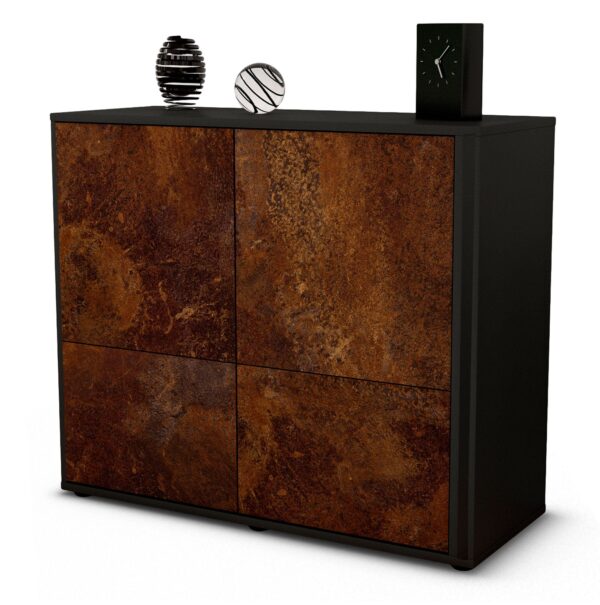 Sideboard Cara | | Front in Rost Optik | 92x79x35cm (BxHxT)
