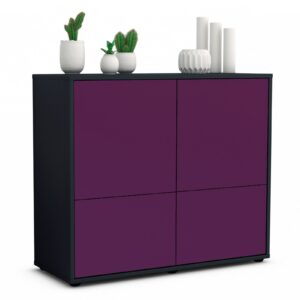 Sideboard Cara | | Front in Lila | 92x79x35cm (BxHxT)