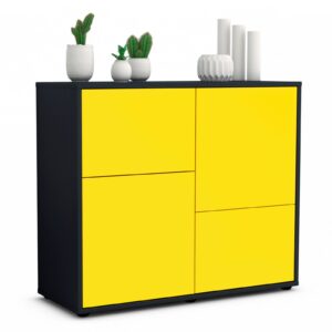Sideboard Carla | | Front in Gelb | 92x79x35cm (BxHxT)