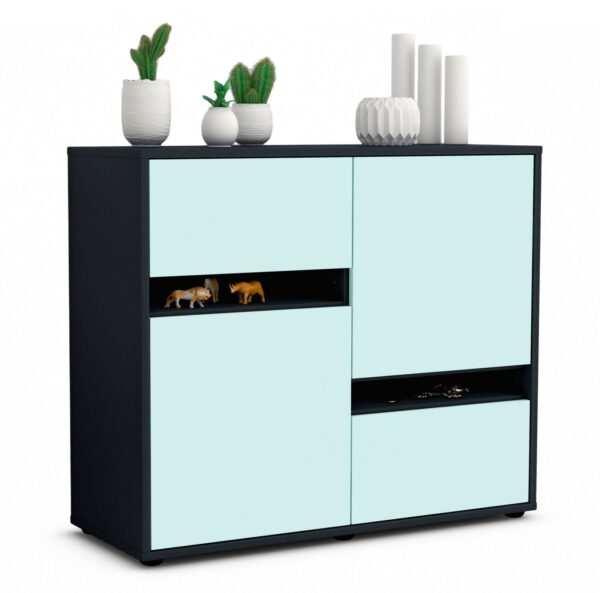 Sideboard Carlotta | | Front in Mint | 92x79x35cm (BxHxT)