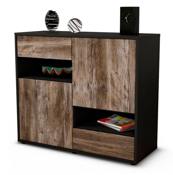 Sideboard Carmelina | | Front in Treibholz Holz Optik | 92x79x35cm (BxHxT)