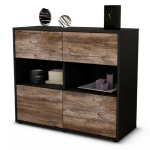Sideboard Carmen | | Front in Treibholz Holz Optik | 92x79x35cm (BxHxT)