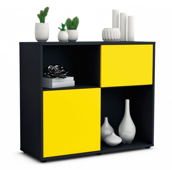 Sideboard Carola | | Front in Gelb | 92x79x35cm (BxHxT)