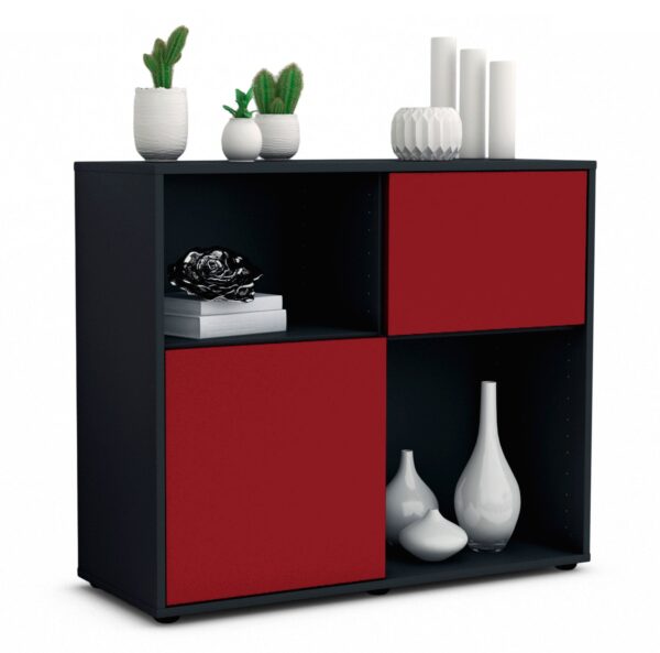 Sideboard Carola | | Front in Bordeaux | 92x79x35cm (BxHxT)