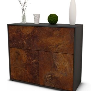 Sideboard Carolin | | Front in Rost Optik | 92x79x35cm (BxHxT)