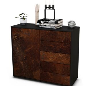Sideboard Cecilia | | Front in Rost Optik | 92x79x35cm (BxHxT)