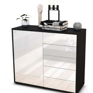 Sideboard Cecilia | | Front in Hochglanz Weiß | 92x79x35cm (BxHxT)