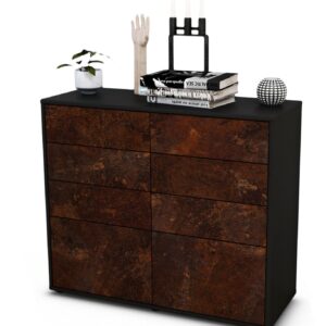 Sideboard Celeste | | Front in Rost Optik | 92x79x35cm (BxHxT)