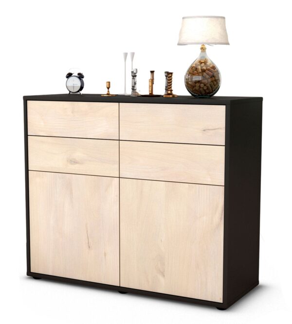 Sideboard Celia | | Front in Zeder Holz Optik | 92x79x35cm (BxHxT)