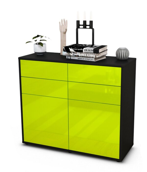 Sideboard Celia, Grün (92x79x35cm)