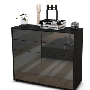 Sideboard Celia, Grau (92x79x35cm)