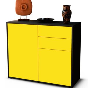Sideboard Chantal, Gelb (92x79x35cm)