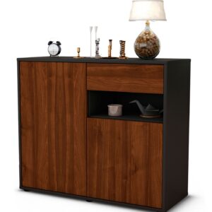 Sideboard Charlotta, Walnuss (92x79x35cm)