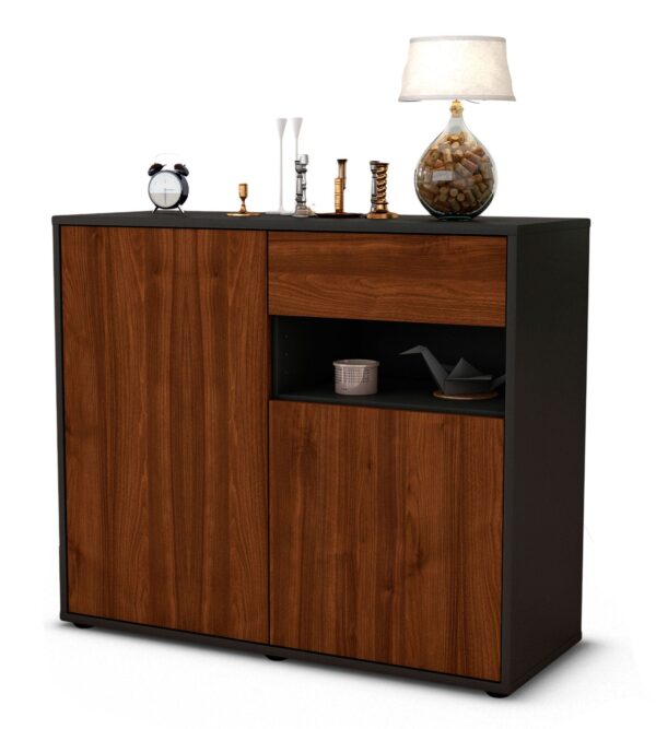 Sideboard Charlotta, Walnuss (92x79x35cm)