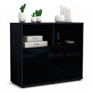 Sideboard Christine, Schwarz (92x79x35cm)