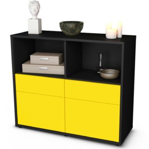 Sideboard Christine, Gelb (92x79x35cm)