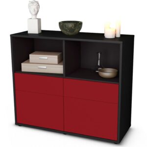 Sideboard Christine | | Front in Bordeaux | 92x79x35cm (BxHxT)