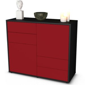 Sideboard Ciara | | Front in Bordeaux | 92x79x35cm (BxHxT)