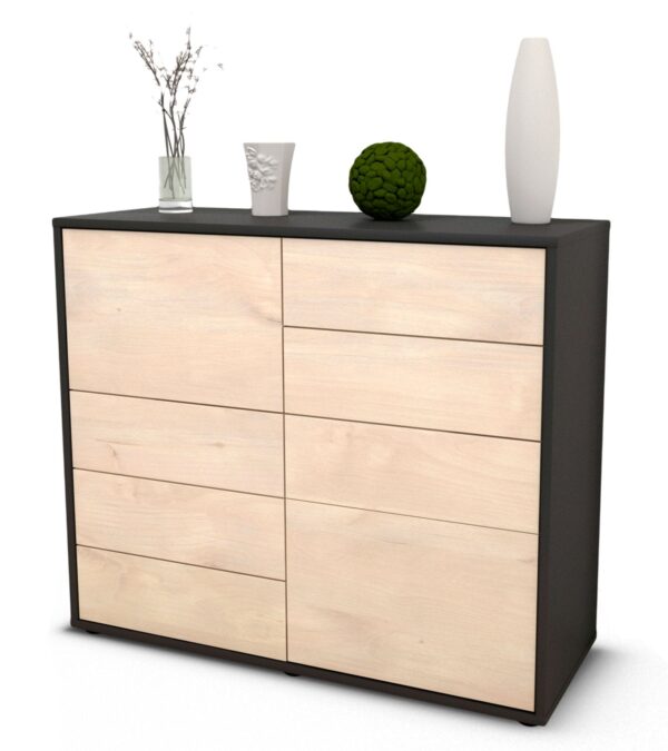 Sideboard Clarissa | | Front in Zeder Holz Optik | 92x79x35cm (BxHxT)