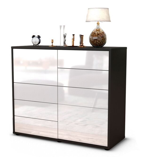 Sideboard Clarissa, Weiß (92x79x35cm)