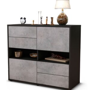 Sideboard Claudia, Beton (92x79x35cm)