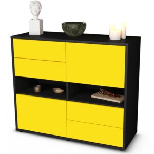Sideboard Claudia, Gelb (92x79x35cm)