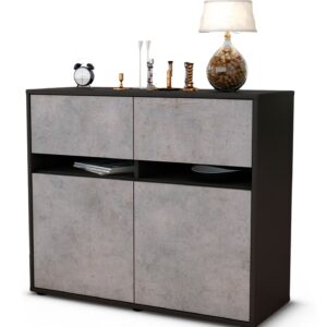 Sideboard Clea, Beton (92x79x35cm)