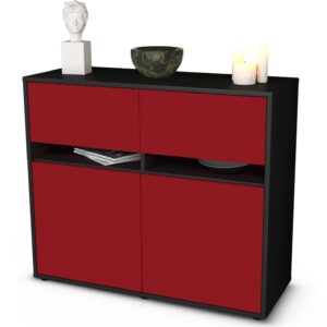 Sideboard Clea | | Front in Bordeaux | 92x79x35cm (BxHxT)