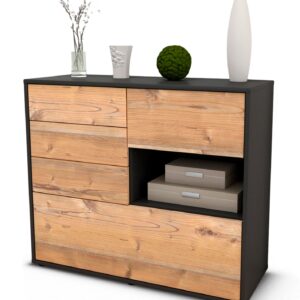 Sideboard Coco | | Front in Pinie Holz Optik | 92x79x35cm (BxHxT)