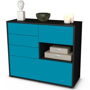 Sideboard Coco, Türkis (92x79x35cm)