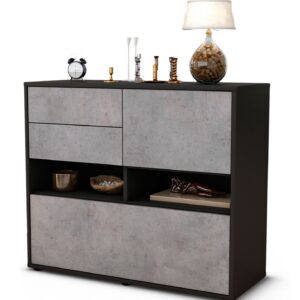 Sideboard Cornelia, Beton (92x79x35cm)