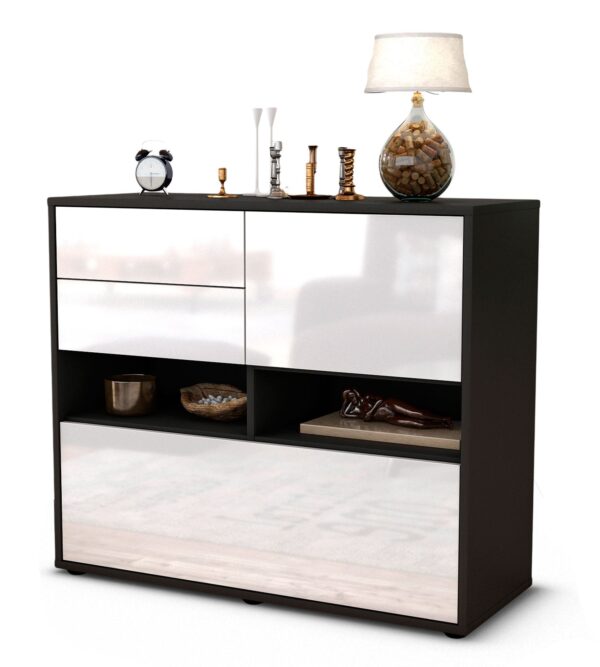 Sideboard Cornelia, Weiß (92x79x35cm)