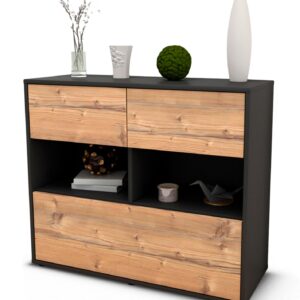 Sideboard Cosima | | Front in Pinie Holz Optik | 92x79x35cm (BxHxT)