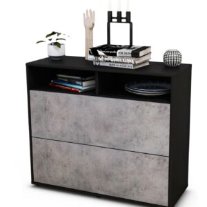 Sideboard Cosma | | Front in Beton Optik | 92x79x35cm (BxHxT)