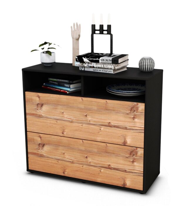 Sideboard Cosma | | Front in Pinie Holz Optik | 92x79x35cm (BxHxT)