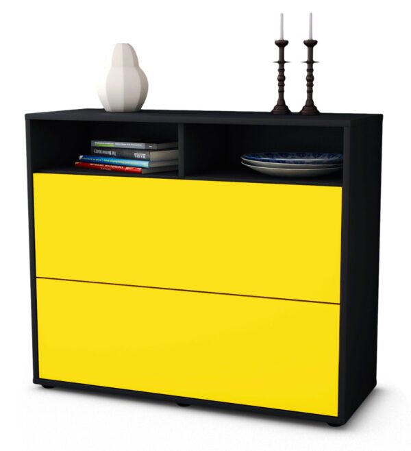 Sideboard Cosma, Gelb (92x79x35cm)
