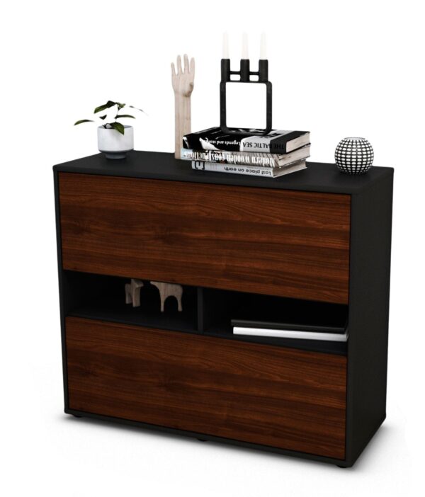 Sideboard Dalia | | Front in Walnuss Holz Optik | 92x79x35cm (BxHxT)
