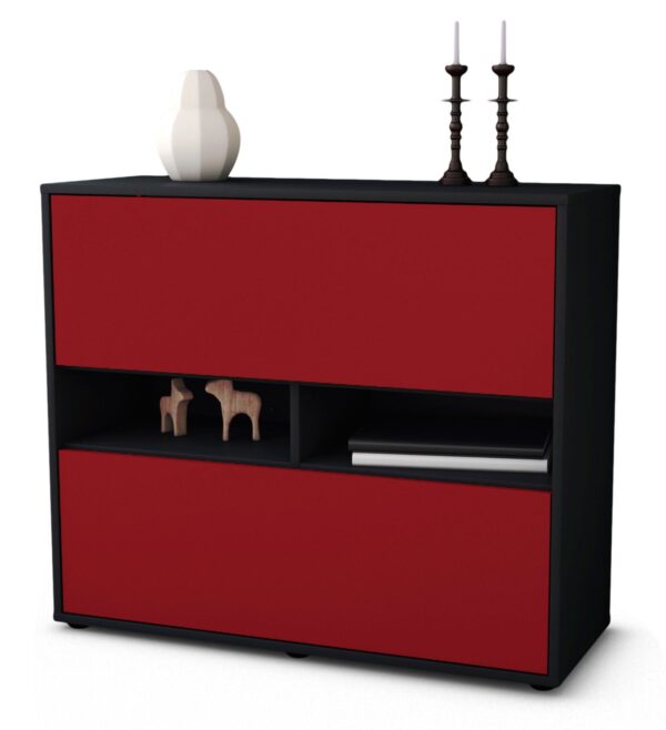 Sideboard Dalia | | Front in Bordeaux | 92x79x35cm (BxHxT)
