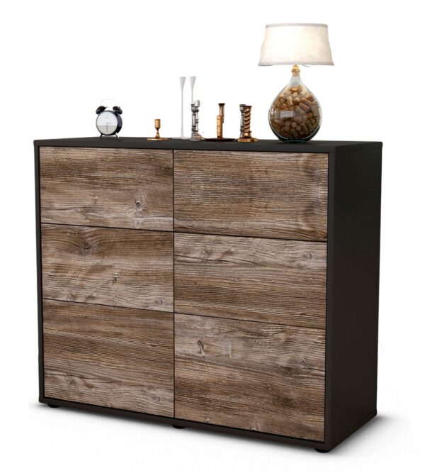 Sideboard Dalida | | Front in Treibholz Holz Optik | 92x79x35cm (BxHxT)