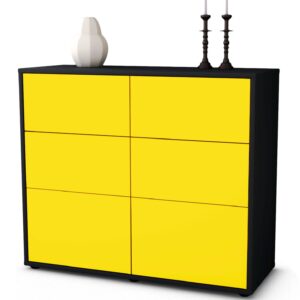 Sideboard Dalida | | Front in Gelb | 92x79x35cm (BxHxT)
