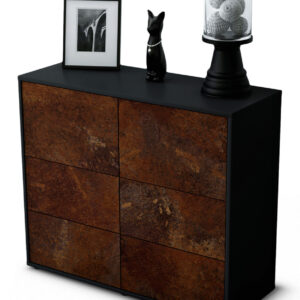 Sideboard Dana | | Front in Rost Optik | 92x79x35cm (BxHxT)