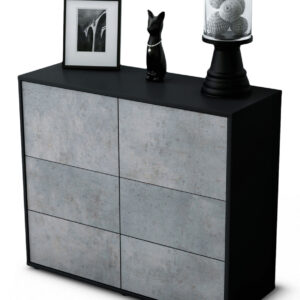 Sideboard Dana, Beton (92x79x35cm)
