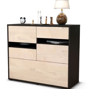 Sideboard Daria | | Front in Zeder Holz Optik | 92x79x35cm (BxHxT)